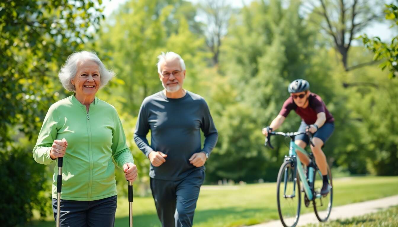 Bienfaits du v&eacute;lo sur le c&oelig;ur apr&egrave;s 60 ans