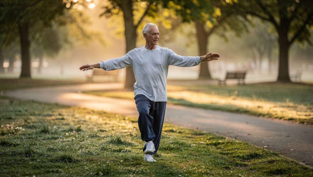 Badanie Uniwersytetu Medycznego w Poznaniu: 10 minut tai chi dziennie poprawia równowagę o 27% u seniorów