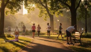 Badanie z JAMA 2026: osoby ćwiczące rano mają o 18% niższe ryzyko udaru niż ćwiczące wieczorem