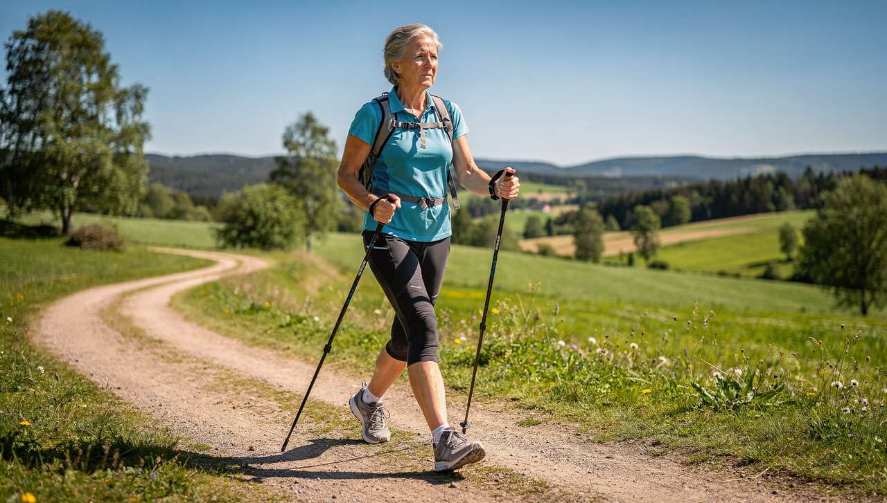 Nordic walking : posture adéquate pour éviter les douleurs Nordic walking : posture adéquate pour éviter les douleurs