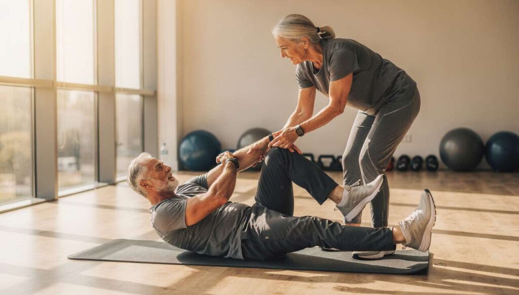 Te 4 ćwiczenia na krześle wzmacniają core po 60-tce skuteczniej niż plank